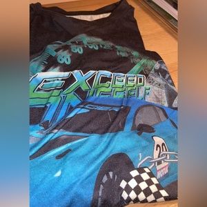 Men’s L tee shirt race car